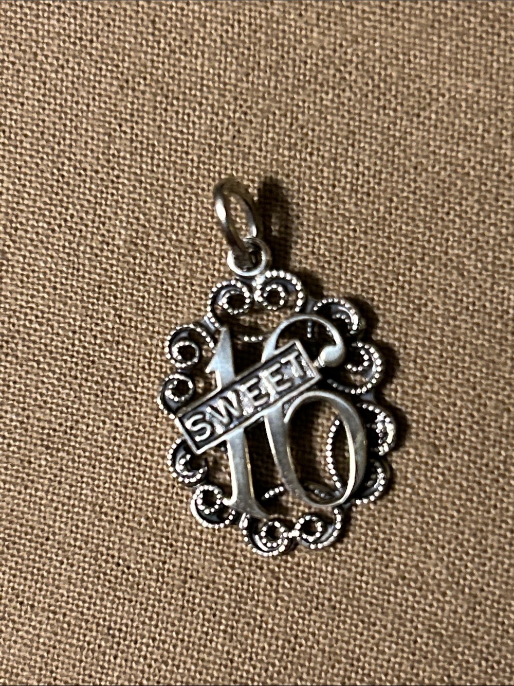 Sweet 16 Beau Sterling Charm - Sweet 16 Jewelry
